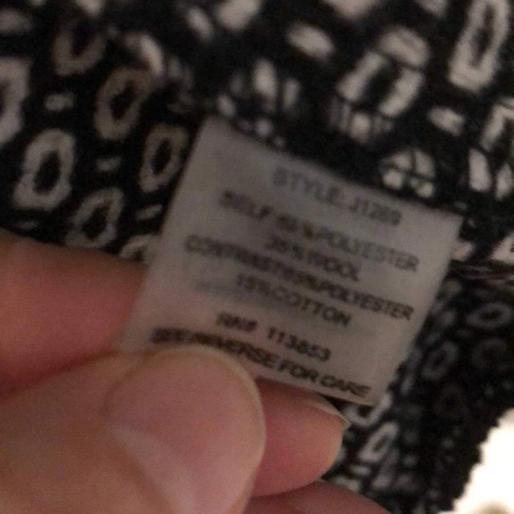 Sugar Lips Wool Blend Patterned Baseball Jacket M - image 8